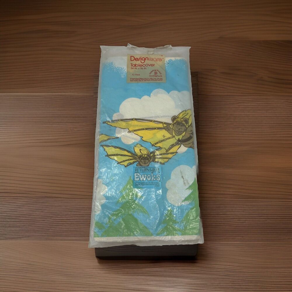 Vintage Ewoks Star Wars‎ Return of the Jedi PAPER TABLECOVER LAB 6035